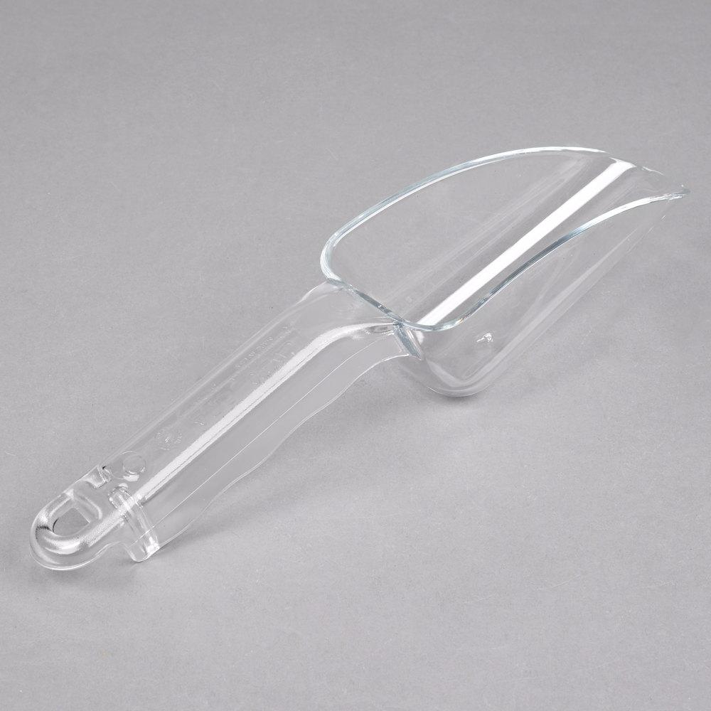 "POLYCARBONATE SCOOP, CAP:170gr, COLOR: CLEAR 135." - Mabrook Hotel Supplies
