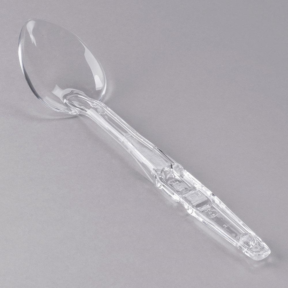 "POLYCARBONATE SERVING SOLID SPOON, DIA:32.7 Cm." - Mabrook Hotel Supplies