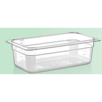 PAN 1/3 100MM ,POLYCARBONATE,COLOR:TRANSPARENT - Mabrook Hotel Supplies