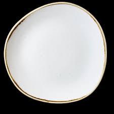 STONECAST BARLEY WHITE ROUND TRACEPLATE 11 1/4" - Mabrook Hotel Supplies