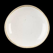 STONECAST BARLEY WHITE ROUND TRACE BOWL 9 7/8" - Mabrook Hotel Supplies