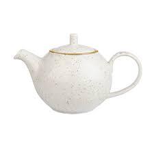 STONECAST WHITE SPECKLE PROFILE BEVERAGE POT CAPACITY: 12oz - Mabrook Hotel Supplies