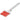 SILICON PASTRY BRUSH WITH HOOK RED - Mabrook Hotel Supplies