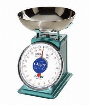 "MECHANICAL SPRING SCALE, SS. BOWL., CAPACITY: 10 KG, DIV: 20" - Mabrook Hotel Supplies