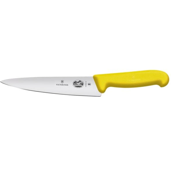 VICTORINOX KITCHEN & CARVING KNIFE FIBROX - YELLOW - Mabrook Hotel Supplies