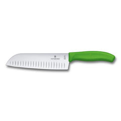 VICTORINOX SWISS CLASSIC SANTOKU KNIFE, FLUTED EDGE - 17 CM - Mabrook Hotel Supplies