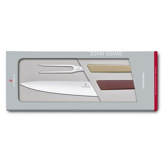 VICTORINOX SWISS MODERN CARVING SET 2 PIECES - Mabrook Hotel Supplies