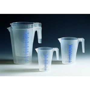 TRANSPARENT GRADUATED CARAFE 0.5LT. - Mabrook Hotel Supplies