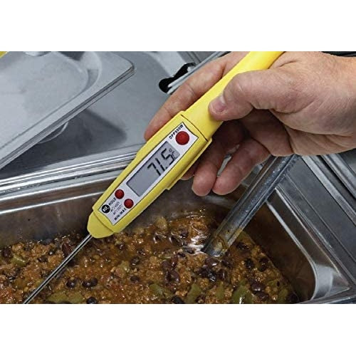 DIGITAL TEST POCKET THERMOMETER WITH LARGE LCD, TEMP RANGE: -40°C TO 232°C - Mabrook Hotel Supplies