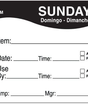 2*2 MM 500 DOW - SUNDAY BLACK - Mabrook Hotel Supplies