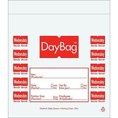 BAG PREP TRILING PLZ 6.5*7 - RED - Mabrook Hotel Supplies