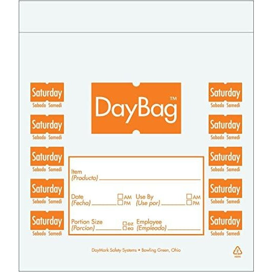 BAG PREP TRILING PLZ 6.5*7 - ORANGE - Mabrook Hotel Supplies