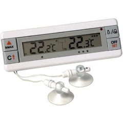 FRIDGE AND FREEZER DUAL SENSOR ALARM THERMOMETER 0.1*C RESOL - Mabrook Hotel Supplies