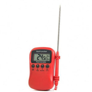 MULTI FUNCTION THERMOMETER RED - Mabrook Hotel Supplies