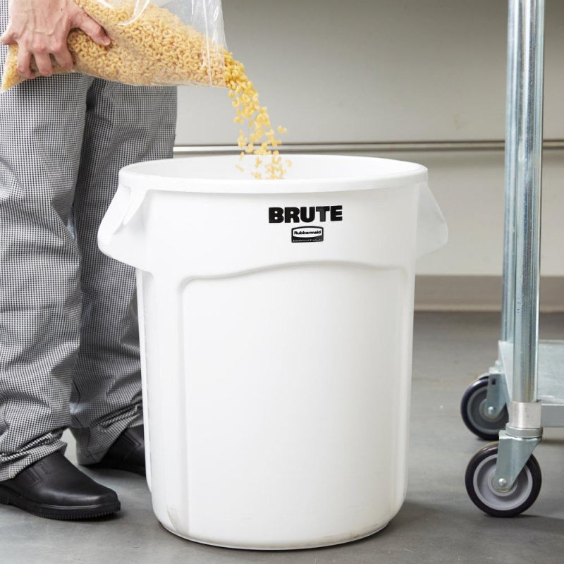 RUBBERMAID VENTED BRUTE® 20 GAL WHITE - Mabrook Hotel Supplies