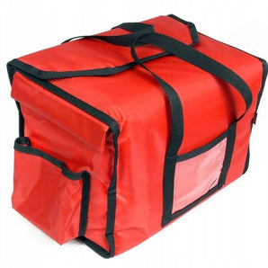 LUNCHBOX THERMAL BAG, COLOR: RED, CAPACITY: 6 BOXES 20X25 CM, DIM: 42X27X29 H CM. - Mabrook Hotel Supplies