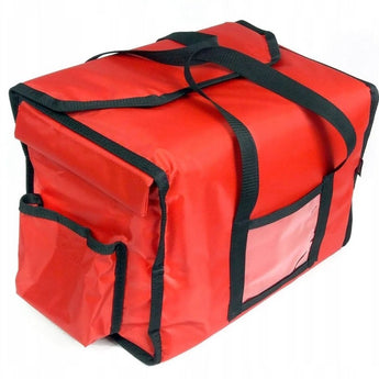 LUNCHBOX THERMAL BAG, COLOR: RED, CAPACITY: 6 BOXES 20X25 CM, DIM: 42X27X29 H CM. - Mabrook Hotel Supplies