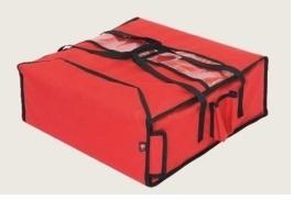 THERMAL BAG WITH FRAME, CAPACITY: 4 PIZZA BOXES 50X50 CM, SIDE POCKETS FOR DRINKS, DURABLE AND EASILY WASHABLE MATERIALS. DIM: 53X53X21 H CM. - Mabrook Hotel Supplies