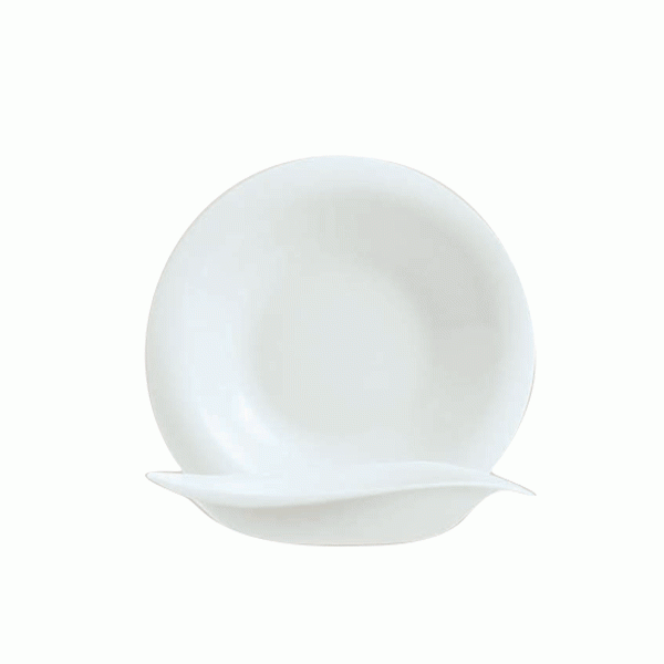 TEMPERED TENDENCY 15oz. ROUND DEEP/SOUP PLATE ƒ?? 23cm - Mabrook Hotel Supplies