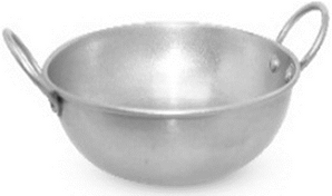 KARAHI S/S PLAIN VINTAGE FINISH,DIM:16.5X5.5 CM,CAP:800 ML(3 PORTION) - Mabrook Hotel Supplies