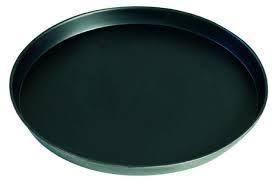 BLUE IRON ROUND PIZZA PAN 24 CM. - Mabrook Hotel Supplies