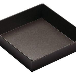 SQUARE CAKE MOULD - REINFORCED ROLLED EDGES-FIXED BOTTOM-NON - Mabrook Hotel Supplies