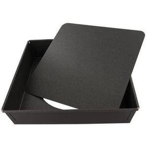 SQUARE CAKE MOULD - REINFORCED ROLLED EDGES-LOOSE BOTTO - Mabrook Hotel Supplies