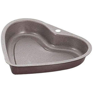 HEART MOULD - ROLLED EDGES - NON STICK L: 225mm H: 37mm - Mabrook Hotel Supplies