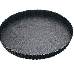 "ROUND FLUTED TART MOULD WITH FIXED BOTTOM, D2" - Mabrook Hotel Supplies