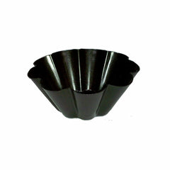 CONTINENTAL STYLE BRIOCHE MOULD - FLAT BOTTOM - NON STICK D: 60mm H: 25mm - Mabrook Hotel Supplies