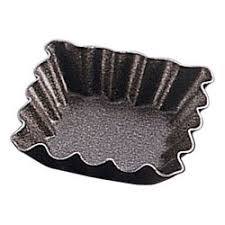 PETITS FOURS MOULDS - FLUTED SQUARE - NON STICK L: 35mm - Mabrook Hotel Supplies