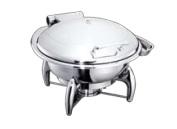 EXQUISITE CHAFING DISH CAP. OF FOOD PAN; 4L. ROUND - Mabrook Hotel Supplies