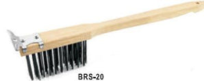 Wire Grill Brush with Scraper - Mabrook Hotel Supplies