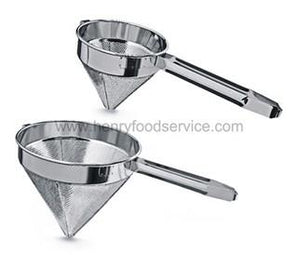 CONICAL STRAINER. 18/8 STAINLESS STEEL. 220 MM. - Mabrook Hotel Supplies