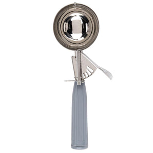 S/S Ice Cream Disher, Grey Color Handle, 4 oz (118ml), Dia: 2-3/4" (70 mm). - Mabrook Hotel Supplies