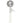 S/S Ice Cream Disher, Ivory Color Handle, 3-3/4 oz (111ml), Dia: 2-5/8" (67 mm). - Mabrook Hotel Supplies