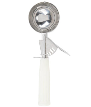 S/S Ice Cream Disher, Ivory Color Handle, 3-3/4 oz (111ml), Dia: 2-5/8" (67 mm). - Mabrook Hotel Supplies