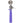 S/S Ice Cream Disher, Purple Color Handle, 7/8 oz (26ml), Dia: 1-5/8" (41 mm). - Mabrook Hotel Supplies