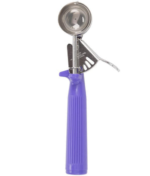 S/S Ice Cream Disher, Purple Color Handle, 7/8 oz (26ml), Dia: 1-5/8" (41 mm). - Mabrook Hotel Supplies