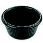"RAMEKIN FLUTED MELAMINE, 3oz , BLACK COLOR" - Mabrook Hotel Supplies