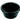 "RAMEKIN FLUTED MELAMINE, 3oz , BLACK COLOR" - Mabrook Hotel Supplies