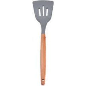 SILICONE + NYLON BLADE UTENSILS W/BEEHCH WOOD HANDLE, TURNER ,12 - 3/5" (320MM) - Mabrook Hotel Supplies