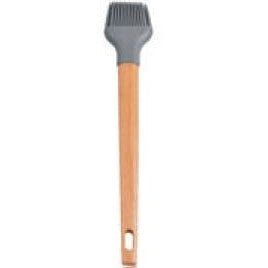 SILICONE BLADE UTENSILS W/ BEEHCH WOOD HANDLE, BRUSH , 11" (280MM) - Mabrook Hotel Supplies