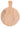WOOD COLOR MELAMINE SERVING ROUND PADDLE , 11 (280MM) DIA, 3/5" (16MM) - Mabrook Hotel Supplies