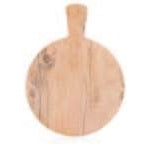 WOOD COLOR MELAMINE SERVING ROUND PADDLE , 11 (280MM) DIA, 3/5" (16MM) - Mabrook Hotel Supplies