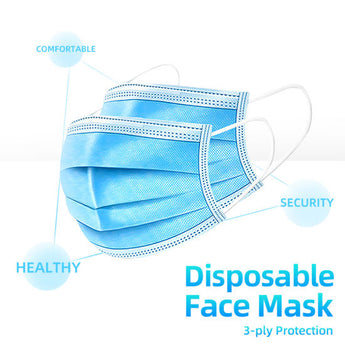 Disposable Face Mask ( 50 pcs) - Mabrook Hotel Supplies