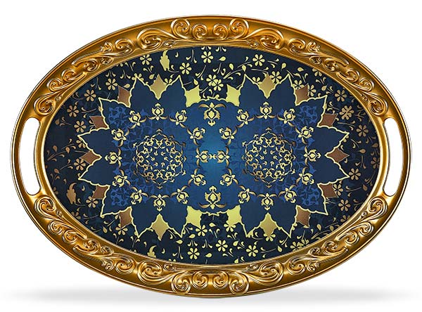 OVAL OTTOMAN TRAY - Mabrook Hotel Supplies