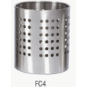 Flatware Cylinder with Straight Beeded Edge 4.75X5.5". - Mabrook Hotel Supplies