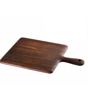 Wooden Service and Cutting Board, Rectangular, Iroko wood. Special shape. Dimension 25x35cm. - Mabrook Hotel Supplies