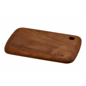 Wooden Service and Cutting Board, Rectangular, Iroko wood. Dimension 17X26cm. - Mabrook Hotel Supplies